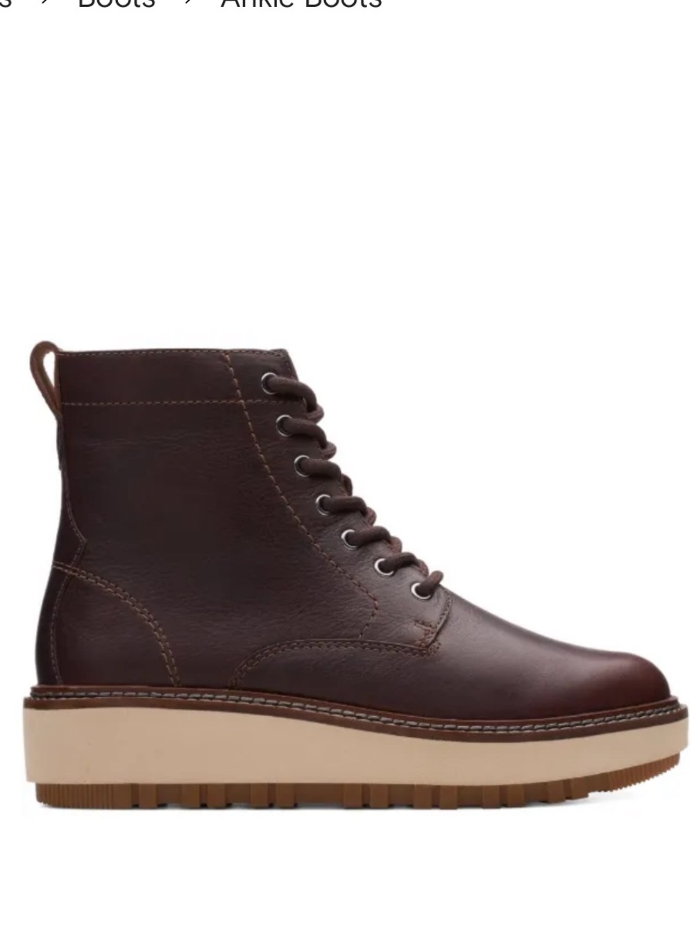 Clark’s Original Boots Dark Brown Size 8.5 NEW